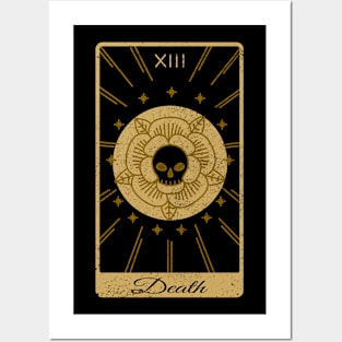 Tarot Card - Death - Occult Gothic Halloween Posters and Art